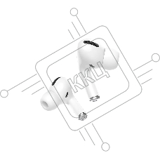 Наушники Harper HB-106 белый