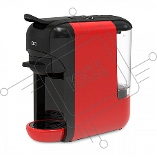 Кофеварка 3 в 1 BQ CM3000 черный-красный, исп. кофе - капсулы/молотый, 0.6 л, 1450 Вт, 19 бар