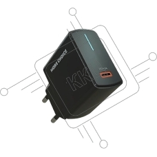 Зарядное устройство MORE CHOICE (4610196409936) NC60 1USB-C 3.0A PD 20W быстрая зарядка черный