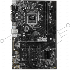 Материнская плата AFOX AFB250-BTC12EX, LGA 1151, Intel B250, 2xDDR4, 4xSATA, 1xPCIe 3.0 x16, 11xPCIe x1, 1xDVI-D, 1xVGA, 1x 100Mb LAN, 2xUSB-A 2.0, 2xUSB-A 3.2 Gen 1, ATX