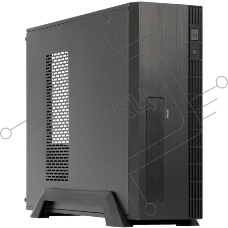 Компьютерный корпус CHIEFTEC UNI UE-02B-OP без БП, Slimline desktop, SFX, черный, mATX