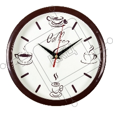 Настенные часы РУБИН 2222-275 Coffee, коричневый