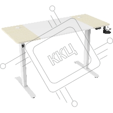 Стол Cactus CS-EDL-WWD столешница МДФ дуб молочный каркас белый Стол Cactus CS-EDL-WWD столешница МДФ дуб молочный каркас белый