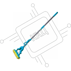 Швабра для пола Рыжий Кот МорР07 Бабочка насадка-ПВА (310373)