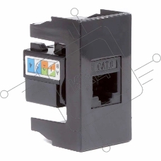 Розетка DKC RJ-45 кат. 6, Viva,1 мод., черный