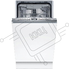 Встраиваемая посудомоечная машина Bosch SPV4EMX10E, серебристый, 44.8 см, 10 компл., 44 дБ, класс C
