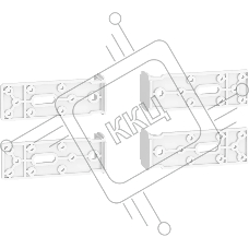 Комплект для крепления щита SE Resi9 KV к стене (4шт.)