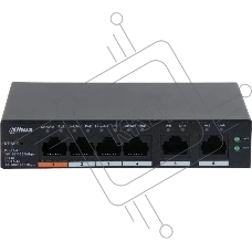 Коммутатор Dahua DH-CS4006-4GT-60 (L2) 4x1Гбит/с 2xКомбо(1000BASE-T/SFP) 60W управляемый