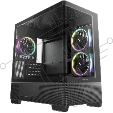 Корпус DeepCool CG380U 3F, Mini-Tower, чёрный, 3 x 120 мм