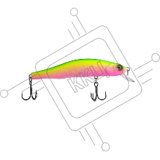 Воблер SANSAN MINNOW PULSAR PROFI 90SP C651 (Holography)