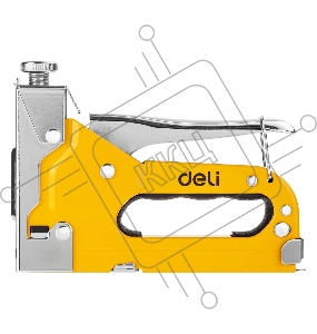 Мебельный степлер Deli DL238104 с набором скоб Набор: 2000шт дверные гвозди. 2000шт Т-гвозди. 2000шт U-гвозди.