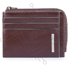Чехол для кредитных карт Piquadro Blue Square PP4822B2R/MO, натур.кожа, коричневый