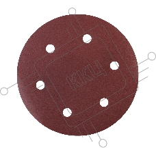 Круг шлифовальный PATRIOT на липучке, 225мм, 6 отверстий, Р400, 10 шт