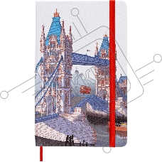 Блокнот Moleskine LIMITED EDITION I AM LONDON LEQP060IAMLO Large 130х210мм, 240 страниц, слоновая кость страницы линейка, твердая обложка, белый