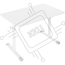 Офисный стол Defender Netis белый,100*60см, в63-86см, ручной.