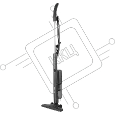 Пылесос вертикальный Endever SkyClean VC-297 темно-серый, питание от сети, 450 Вт, уборка сухая, пылесборник 0,5 л