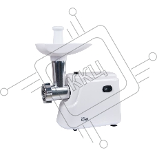 Мясорубка электрическая OASIS MG-TK1 белый, 1500 Вт, 1.8 кг/мин, реверс, защита от перегрузки, насадки - 4