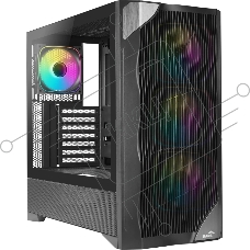 Корпус SAMA V42, Midi-Tower, чёрный, 4 x 120 мм