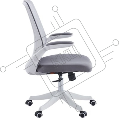 Кресло для оператора Chairman CH565 белый пластик, серый