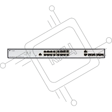 Коммутатор Managed L2 Switch 16x1000Base-T PoE, 2x1000Base-X SFP, 2xCombo 1000Base-T/SFP, PoE Budget 250W, RJ45 Console, 19
