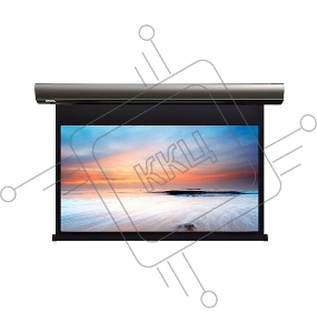 Экран с электроприводом Lumien Cinema Control LCC-100118 241x400 см (раб.область 220х390 см) Matte White черн. кайма по периметру, белый корпус, 16:9