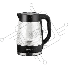 Чайник электрический Energy E-223 1.8л, рифлёное стекло, черный