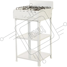 Плита газовая Flama AVG 1407 W белый, конфорок 4 газовых, духовка отсутствует, 50 см x 85 см x 57 см