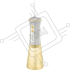 Ирригатор Kitfort КТ-5943 серый/желтый, от аккумулятора, 350 мл, 5 режимов