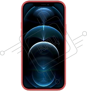 Чехол (клип-кейс) Deppa для Apple iPhone 12/12 Pro Gel Color красный (87751)