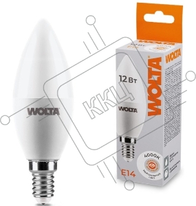 Лампа светодиодная WOLTA 25SC12E14 12Вт 4000K Е14