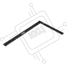 Угольник Denzel 400 х 600 мм, алюминиевый, лазерная гравировка