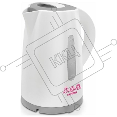 Чайник электрический Мастерица ЕК-1701M белый/серый