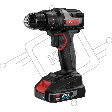 Дрель-шуруповерт Deli DE-CZ20-1D2, Аккумуляторная, 20В, 2 АКБ, Ударная, Сумка