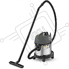 Строительный пылесос Karcher Me Classic NT 20/1 серый, 1500 Вт, уборка сухая/влажная, пылесборник мешок/контейнер, 20 л