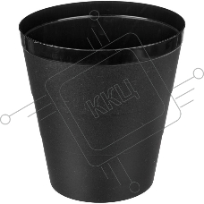 Корзина для бумаг Buro круглая 14л. пластик черный