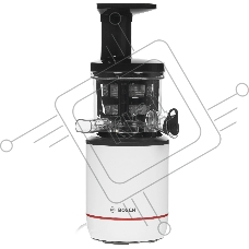 Соковыжималка Bosch MESM500W черный, шнековая вертикальная, 150 Вт, 1000 мл, электронное, реверс