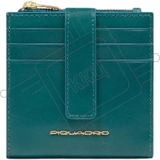 Чехол для кредитных карт Piquadro Blue Square PP6843B2R/OT3 синий петроль натур.кожа