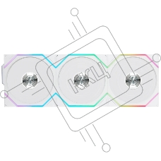 Вентилятор для корпуса Lian Li G99.12RTL1W3W.R0 120mm, 2300rpm, 83.4CFM, 34dBa (3-pack)