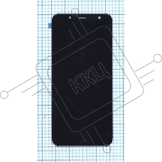 Дисплей для Samsung Galaxy J6 2018 SM-J600F в сборе с тачскрином (TFT) черный