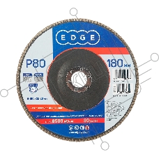 Круг лепестковый торцевой Edge by Patriot 180мм*22,23мм*P80
