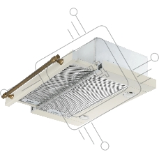 Встраиваемая вытяжка Korting KHP 6617 RB слоновая кость/бронза