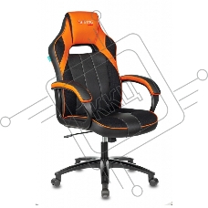Кресло игровое Бюрократ VIKING 2 AERO ORANGE черный/оранжевый, искусст.кожа/ткань Кресло игровое Бюрократ VIKING 2 AERO ORANGE черный/оранжевый, искусст.кожа/ткань
