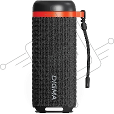 Колонка портатитвная Digma D-PS1521 черный 16W 2.0 BT 10м 1800mAh (PS1521B)