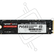 Накопитель SSD M.2 Viper 4.0Tb VP593 Series <PV593P4TbM28H> (PCI-E 5.0 x4, up to 14000/13000MBs, 3D TLC, 3000TbW, DRAM, NVMe 2.0, SM2508)