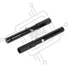 Удлинители осей шест. Denzel 23 мм / круг 30 мм, длина 290 мм, комплект 2 шт