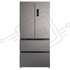 Холодильник Korting KNFF 82535 X нержавеющая сталь трехкамерный 354/186л морозилка снизу