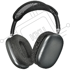Беспроводные/проводные наушники Borofone BO35 серый космос, накладные, Bluetooth + проводной