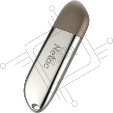 Флешка USB Netac U352 (NT03U352N-256G-32PN), 256Gb, USB 3.0, R/W 110/50, серебристый