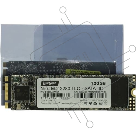Накопитель SSD  ExeGate EX280467RUS A2000MNext 120 Gb M.2 2280  3D TLC (SATA-III)