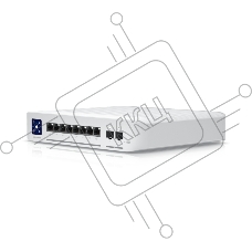 Коммутатор PoE в стойку Ubiquiti UniFi Switch Enterprise 8 PoE [USW-Enterprise-8-PoE] 8х 2.5G RJ45, 2х 10G SFP+, раздача 120 Вт